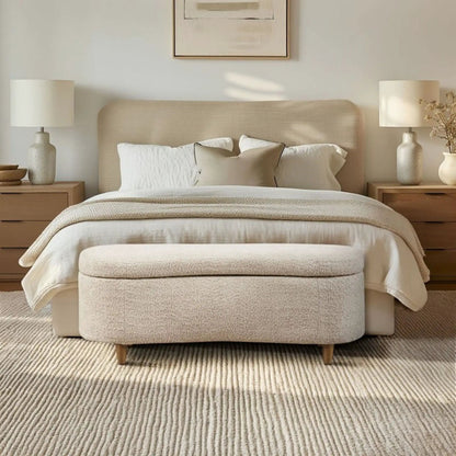 Flip Top Storage Bench With Soft Close Hinges