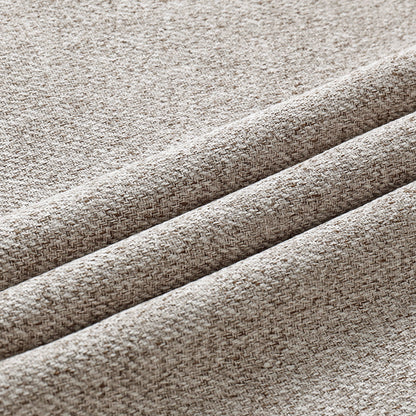 Upholstered bed frame fabric close-up in beige for HouseOfZazla queen size on Tampa Home & Garden Store