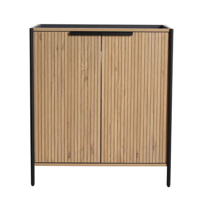 Contemporary Vanity with Adjustable Shelves