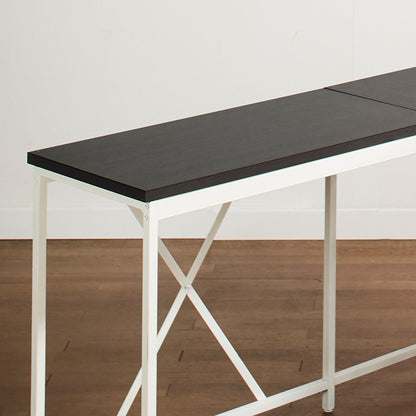 Olympus Corner Desk with eco-friendly board, dark gray top and white frame by HouseOfZazla on Tampa Home & Garden Store