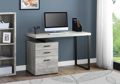 Left or Right Computer Desk with Ample Drawers