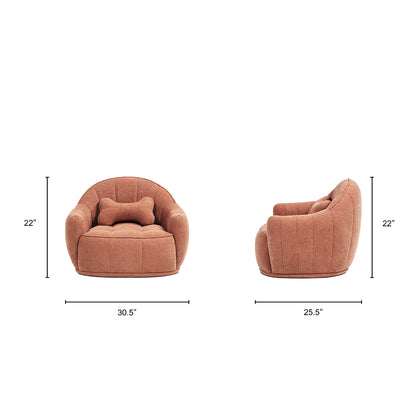 Louie 30.5in spice dog sofa bed Bone Pillow HouseOfZazla; 2 views on Tampa Home & Garden Store
