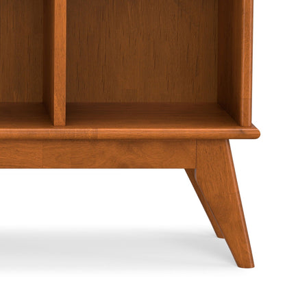 Draper Handcrafted Low Bookcase in Solid Wood