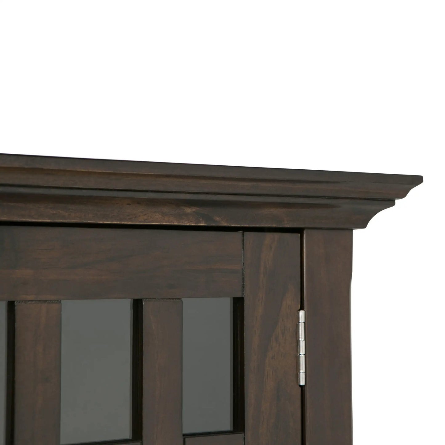 Bedford Storage Media Cabinet with Glass Doors