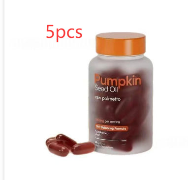 Pumpkin Seed Capsules Perfecsy bottle 60-count orange cap with two capsules on Tampa Home & Garden Store
