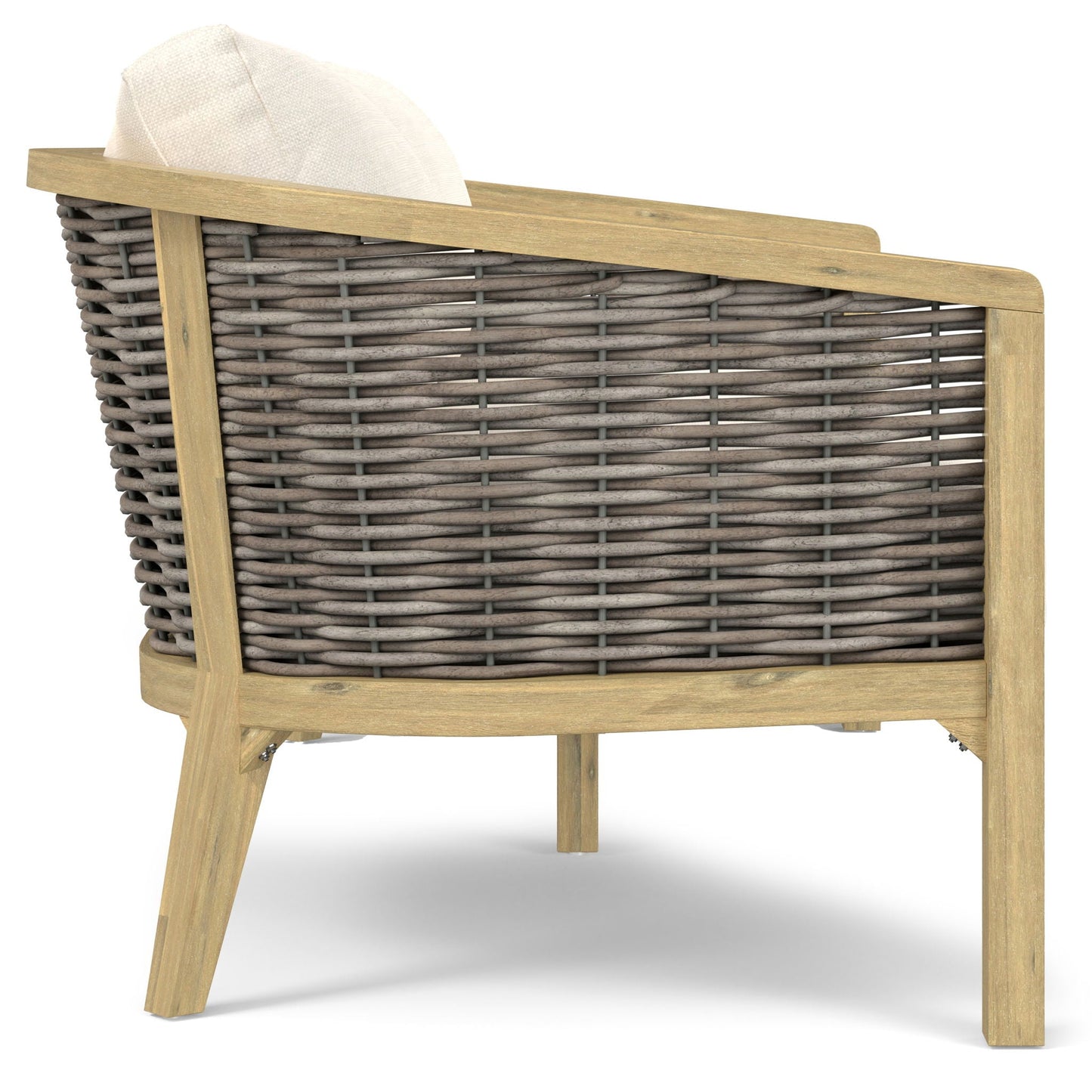 Parkside Natural Outdoor Sofa and Cushions