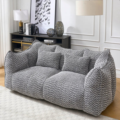 Comfortable Dual Beanbag Chair and Foam Core