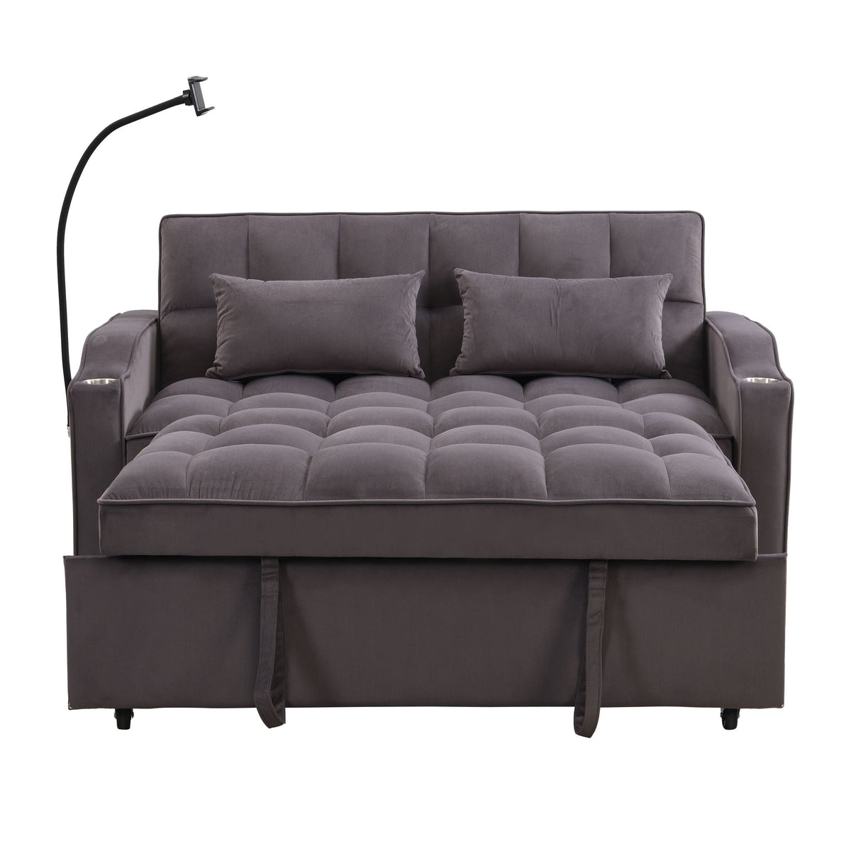Modern Loveseat Futon Sofa with Pullout Bed