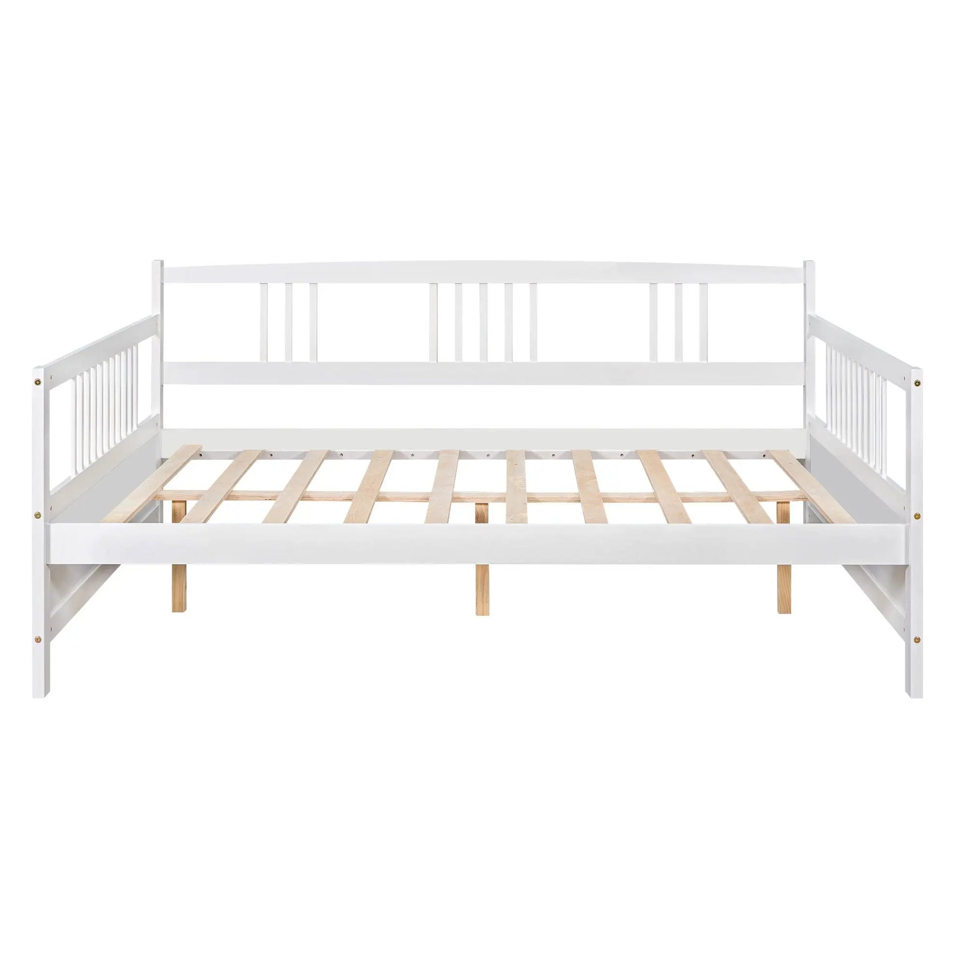 Multifunctional white daybed frame with slatted base storage bed design Unique Piece Furniture on Tampa Home & Garden Store