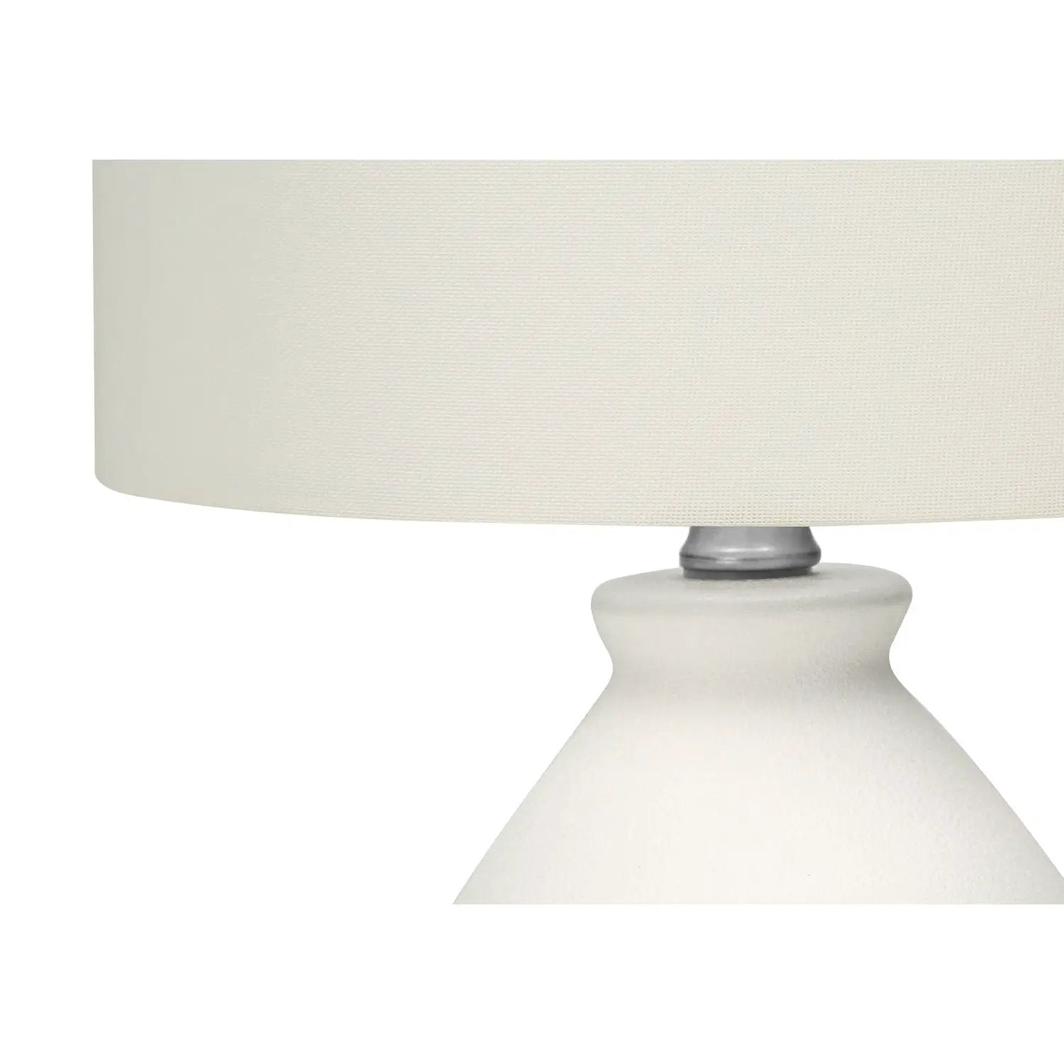 Table lamp cream shade with ceramic base and metal neck, Unique Piece Furniture on Tampa Home & Garden Store