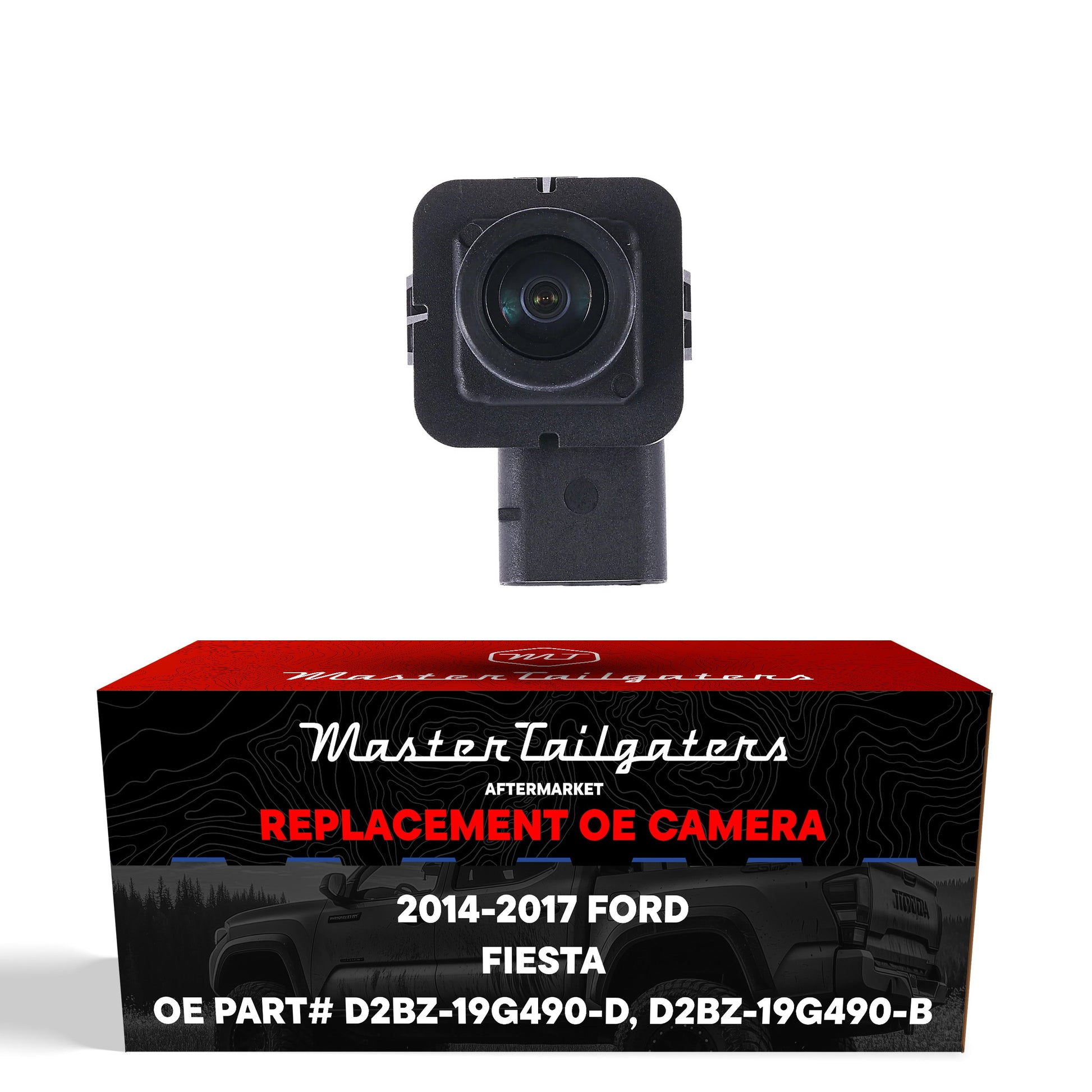 Backup camera for Ford Fiesta 2014-2017 replacement in black housing by Master Tailgaters on Tampa Home & Garden Store