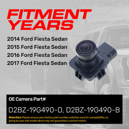 Master Tailgaters OE backup camera for Ford Fiesta Sedan 2014–2017, D2BZ-19G490-B on Tampa Home & Garden Store
