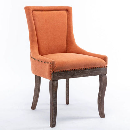 Ultra Side Dining Chair Set of 2 with Nail Heads