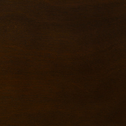 Sleigh Bed dark brown wood finish by HouseOfZazla on Tampa Home & Garden Store