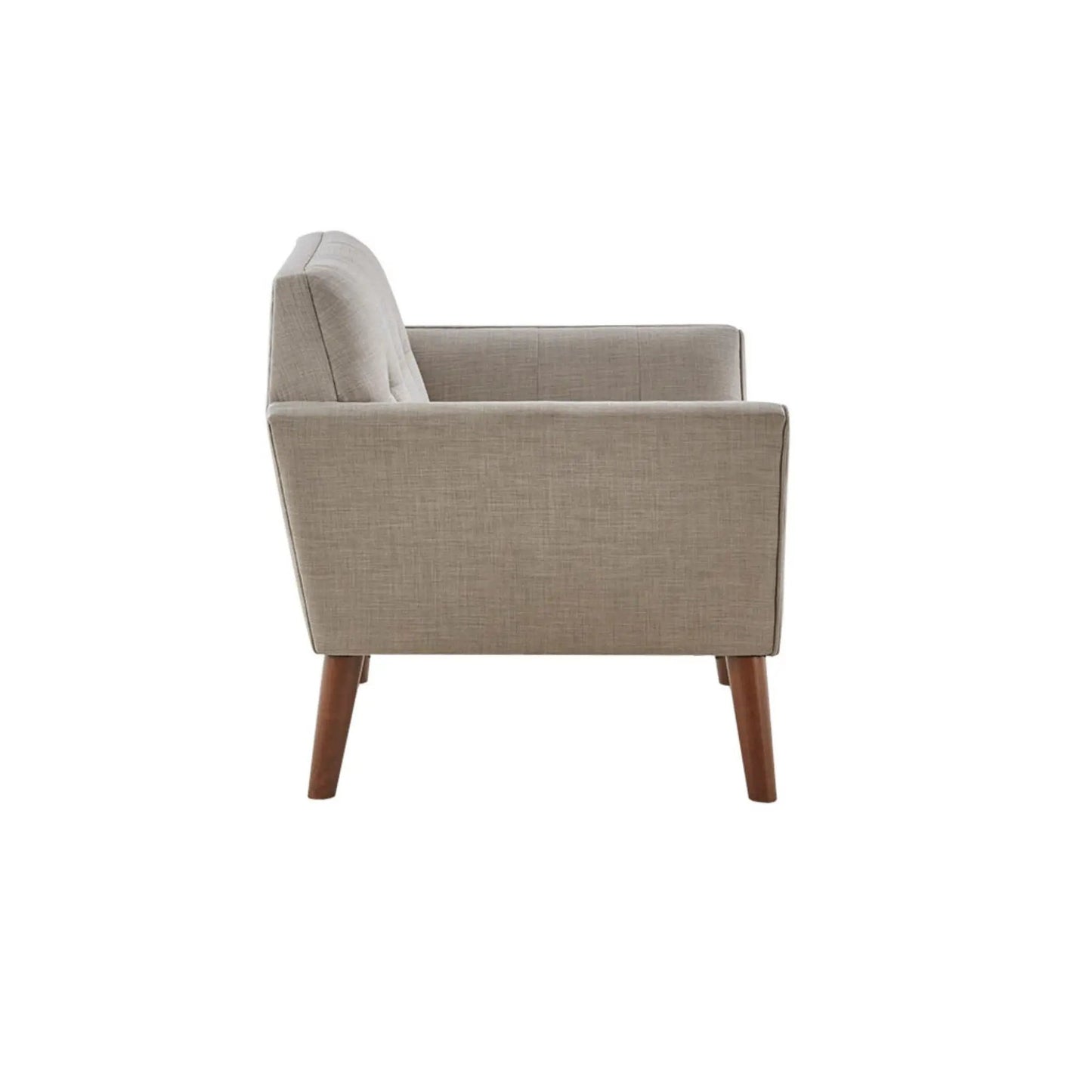 Lounge Chair With Button Tufting Mid Century