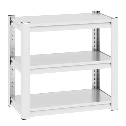 White metal freestanding aquarium stand for 20–30 gallon tanks with adjustable posts on Tampa Home & Garden Store