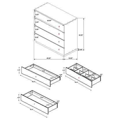 Beverly Walnut Storage Platform Bedroom Set