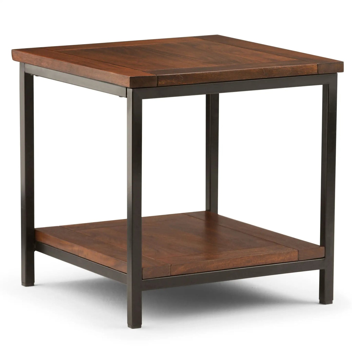 Skyler Solid Mango Wood Table and Metal Base