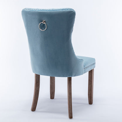 Nikki High End Tufted Dining Chair Set of Two