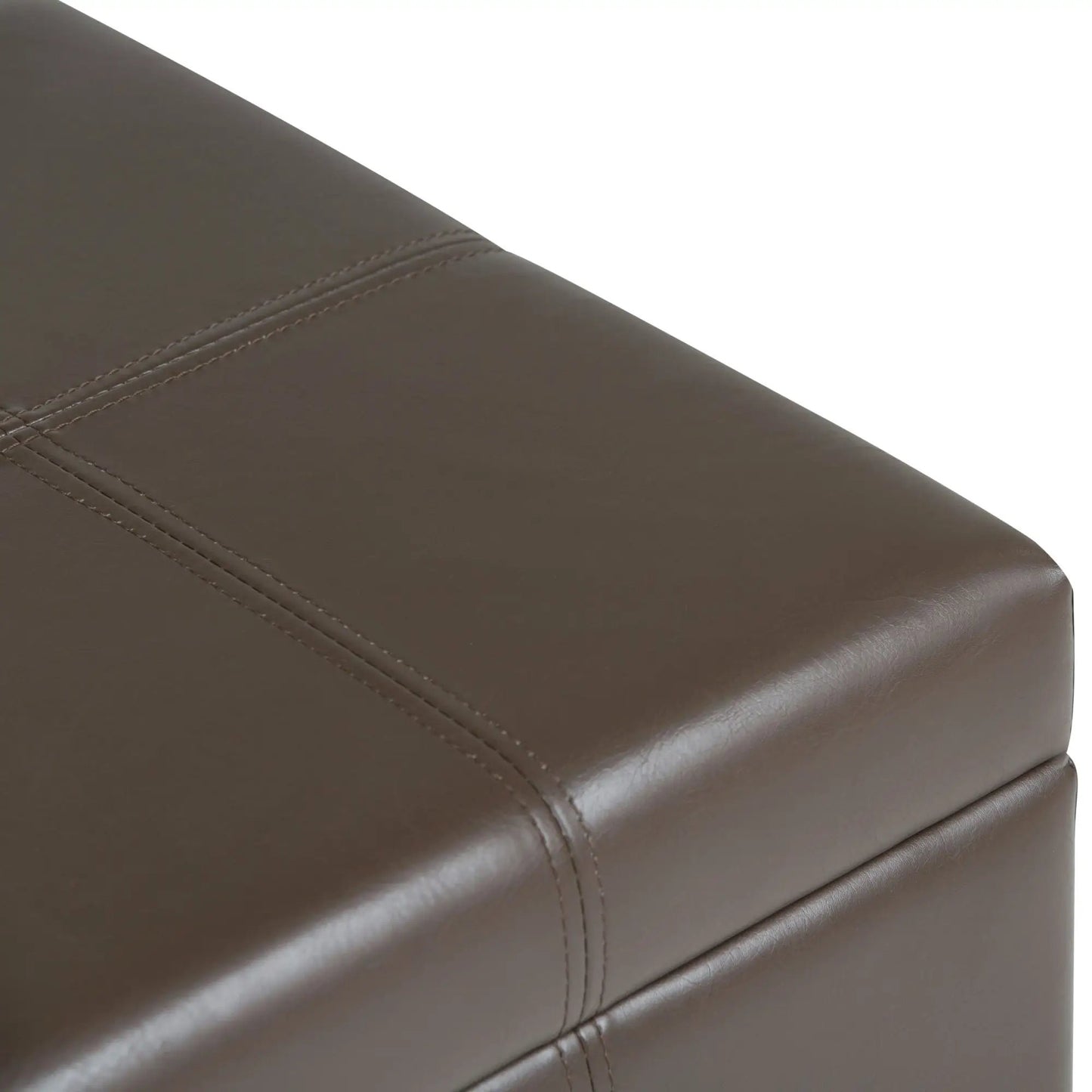 Dover Upholstered Storage Ottoman Bench with Lid