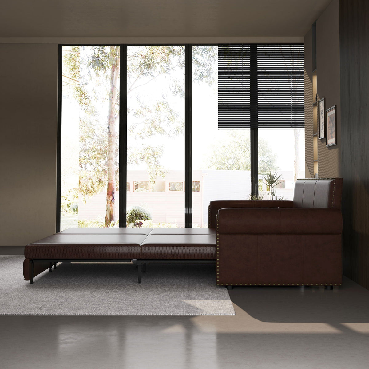 3 In 1 Convertible Sleeper and King Lounger