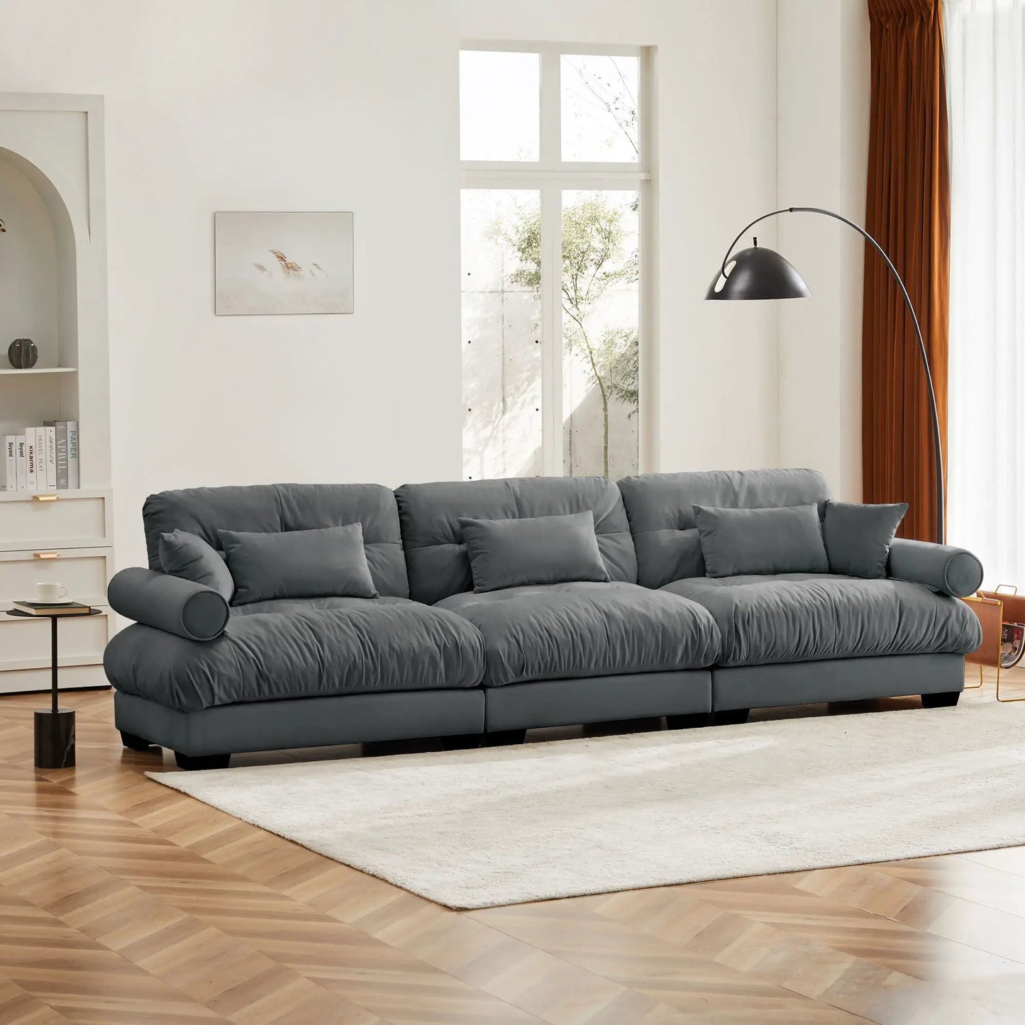 Modern Oversize Sofa With Cloud Like Comfort