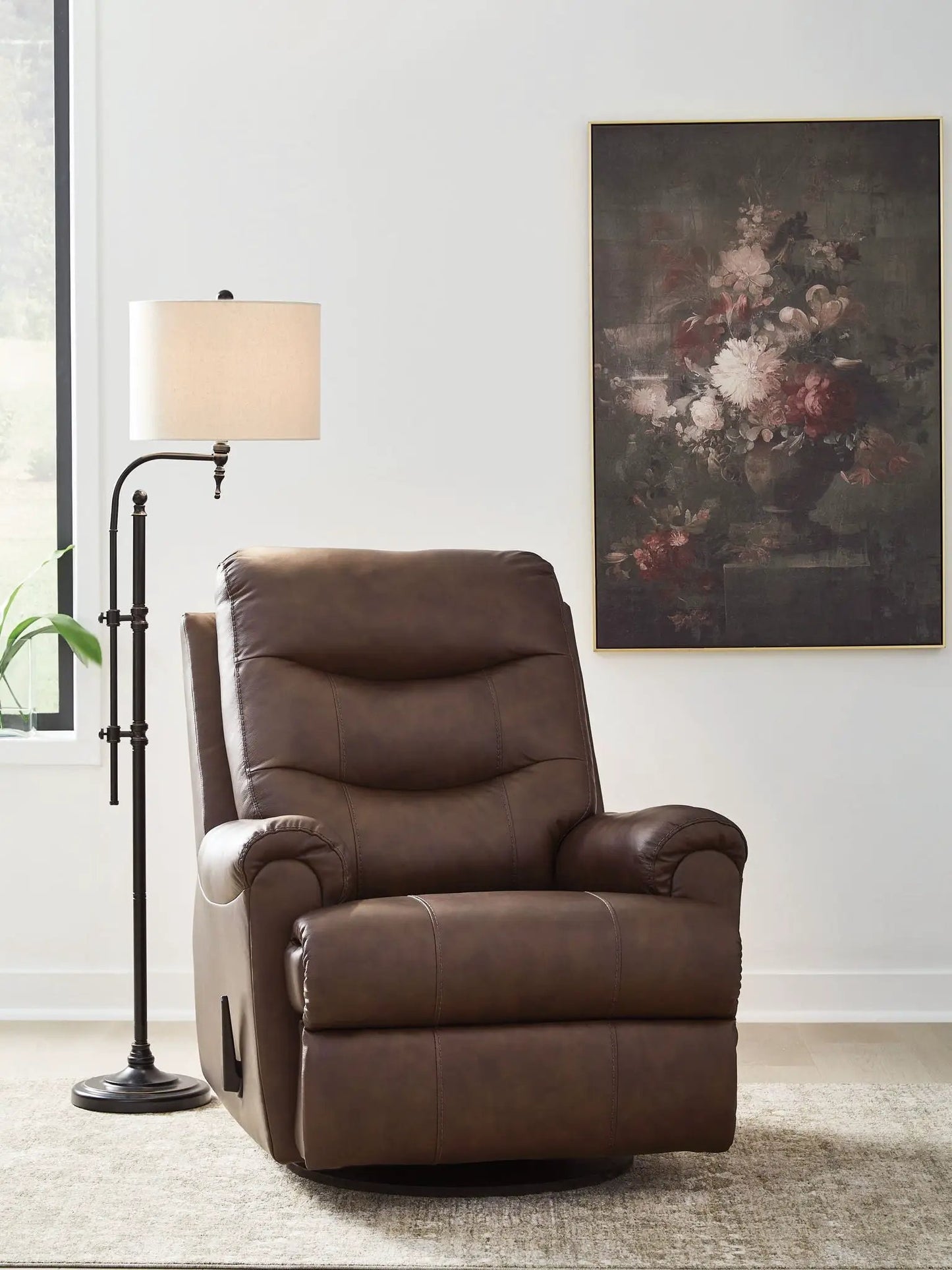Flynwood Swivel Glider Recliner Cushioned Comfort