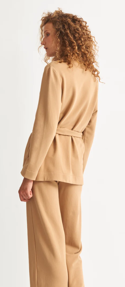 Skin Elenora Organic Belted Blazer and Sash