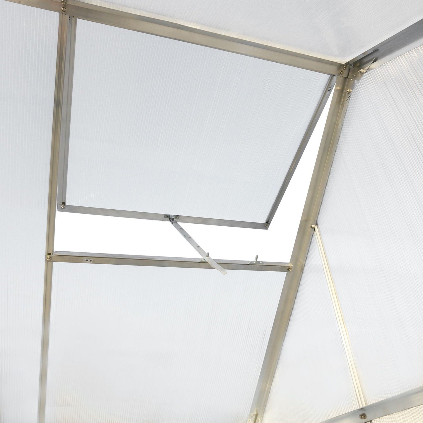 Heavy Duty Polycarbonate Greenhouse Kit and Door