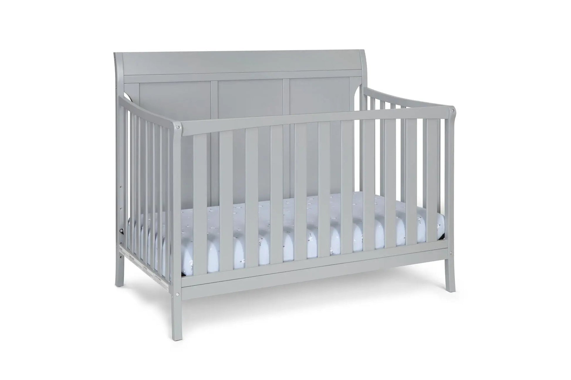 Shailee 4-in-1 Convertible Crib gray wood with slatted sides by Unique Piece Furniture on Tampa Home & Garden Store