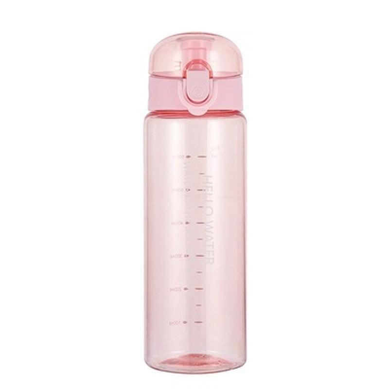 Stevvex 780ml pink plastic water bottle with leak-proof lid and straw on Tampa Home & Garden Store