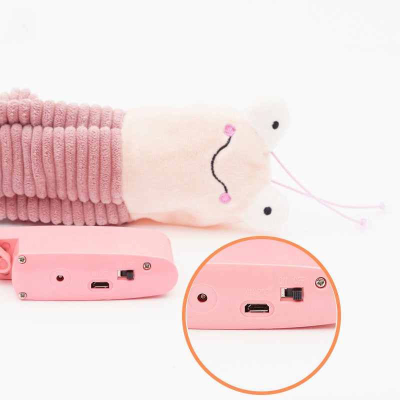 Intelligent Start Stop Electric Cat Toys pink plush with USB charging by Sell My Stuff on Tampa Home & Garden Store