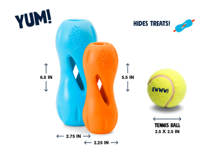 Qwizl Treat Toy for Dogs and Tough Chew Puzzle