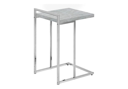 C Shaped Accent Table for Sofas and Beds Modern