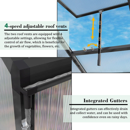 Windproof and All Season Garden Greenhouse