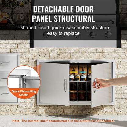 36 By 21 Inch Stainless Steel BBQ Access Door