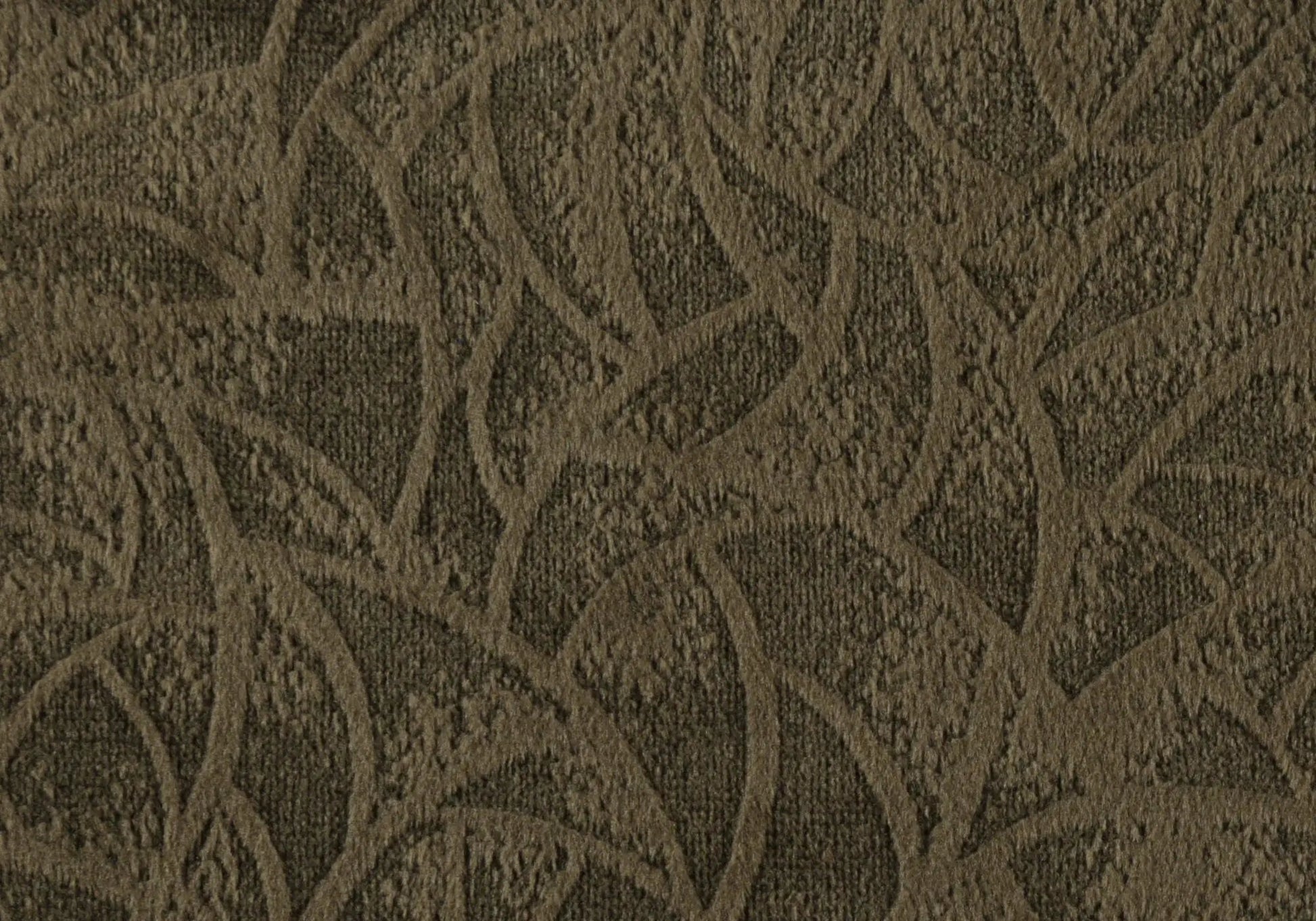 Brown square throw pillow fabric close-up with geometric embossing; insert included on Tampa Home & Garden Store