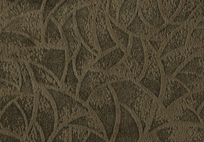 Brown square throw pillow fabric close-up with geometric embossing; insert included on Tampa Home & Garden Store