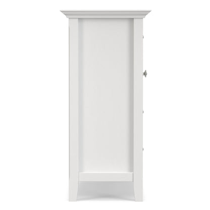 Amherst Handcrafted Medium Storage Cabinet white wood by HouseOfZazla accent cabinet on Tampa Home & Garden Store