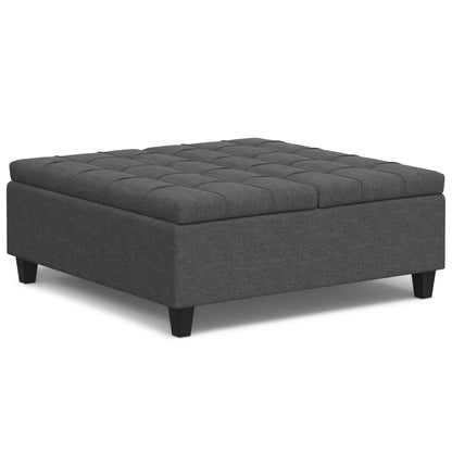 Harrison Upholstered Coffee Table Storage Ottoman