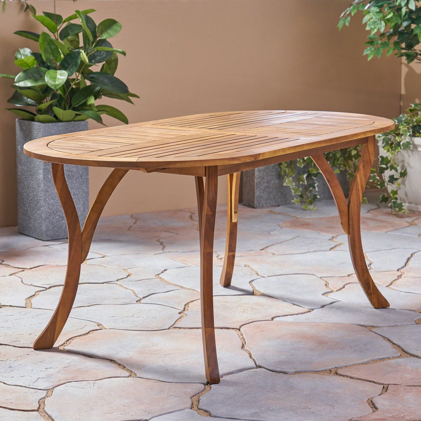 Premium Acacia Wood Outdoor Table For The Patio