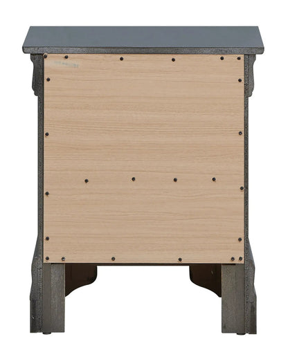 Decorative Nightstand with Modern Accents
