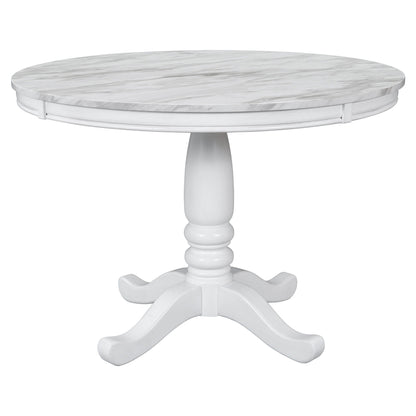 Elegant 5 Pieces Dining Table and 4 Chairs Set