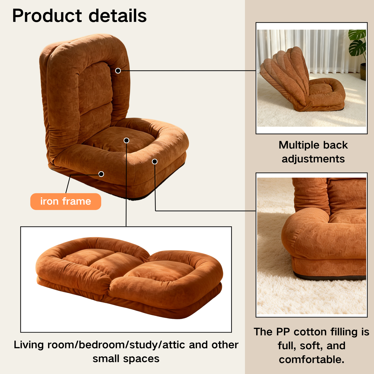 Soft Multi Segment Egg Tart and Lazy Sofa