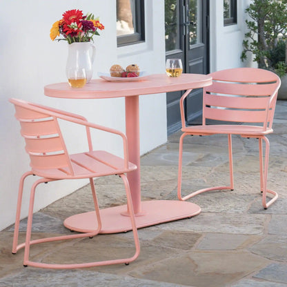 3 Piece Elegant Outdoor Bistro Set with Table