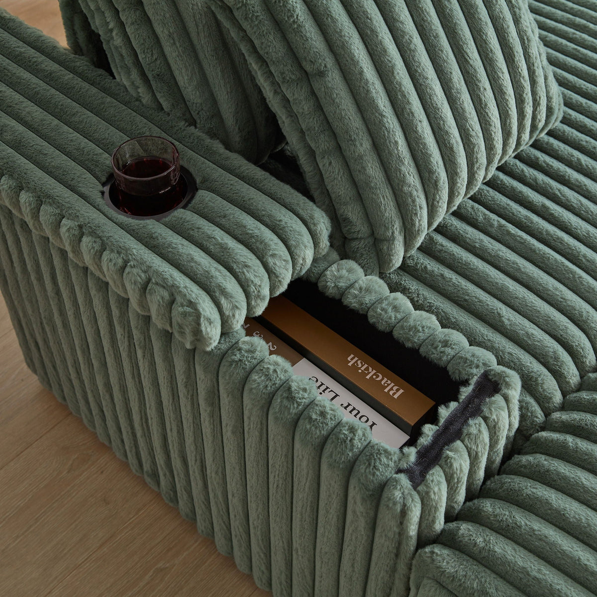 3 Seater Sofa With 2 Ottomans and Storage