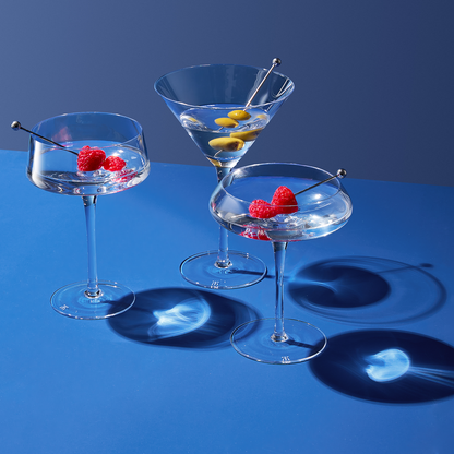 Premium Spritz Martini Cocktail Glassware Pair