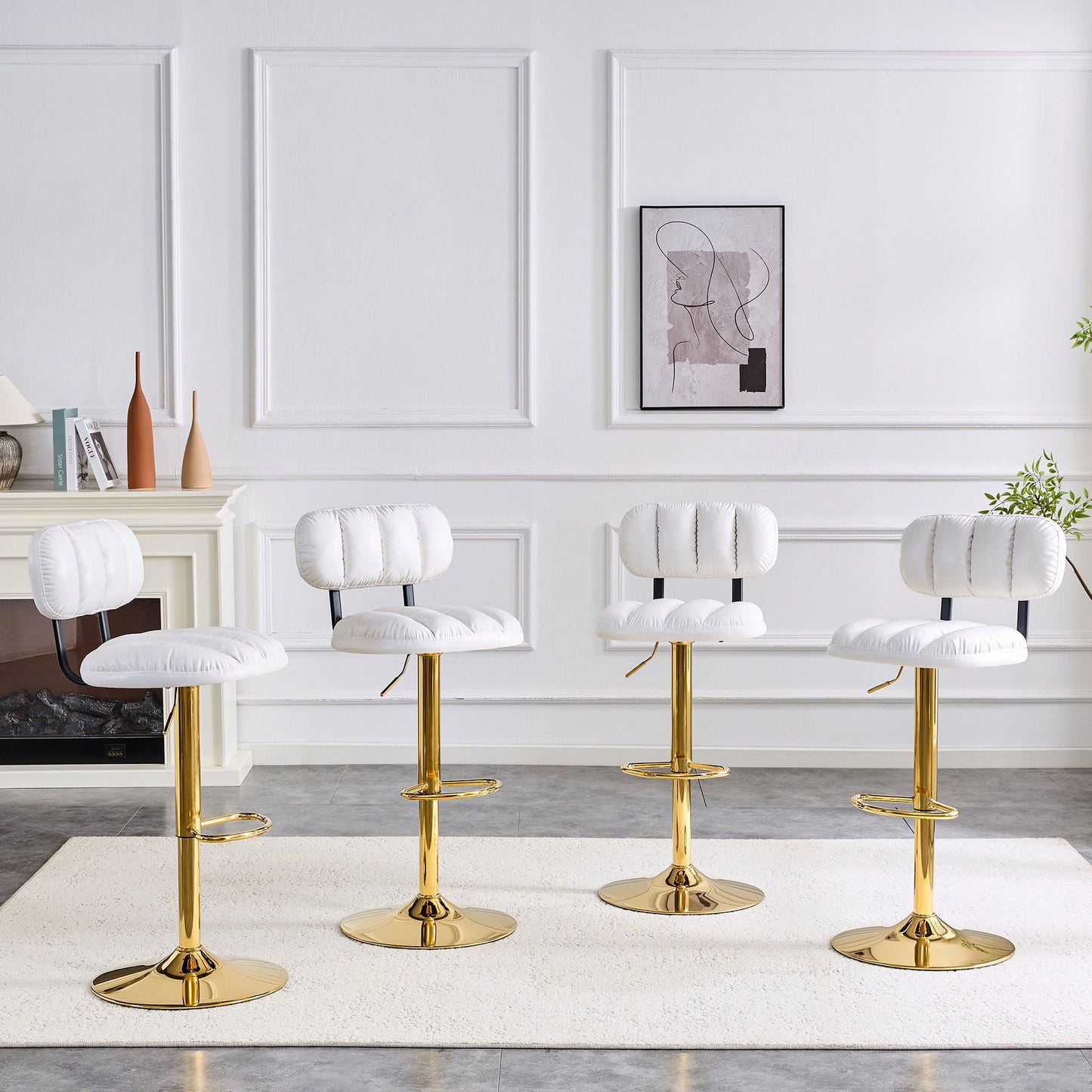 Adjustable Bar Stools For Kitchen Island Set