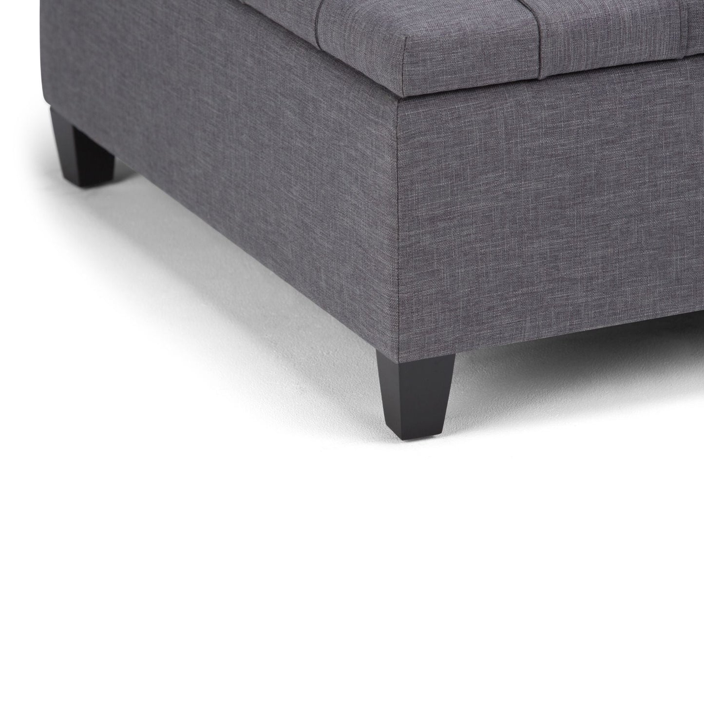 Harrison Upholstered Coffee Table Storage Ottoman