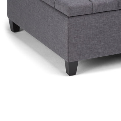 Harrison Upholstered Coffee Table Storage Ottoman